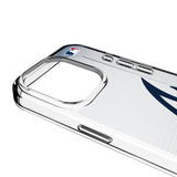 Atlanta Braves Linen Clear Phone Case for Apple iPhone