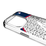 Atlanta Braves Personalized Circle Clear Phone Case for Apple iPhone