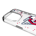 Cleveland Guardians Confetti Clear Phone Case for Apple iPhone