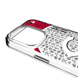 Cincinnati Reds Personalized Circle Clear Phone Case for Apple iPhone