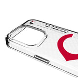 Cincinnati Reds Personalized EndZone Plus Clear Phone Case for Apple iPhone