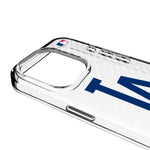 LA Dodgers Personalized EndZone Plus Clear Phone Case for Apple iPhone
