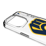 Milwaukee Brewers Personalized EndZone Plus Clear Phone Case for Apple iPhone