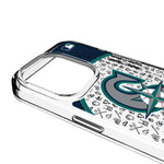 Seattle Mariners Personalized Circle Clear Phone Case for Apple iPhone