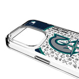 Seattle Mariners Personalized Circle Clear Phone Case for Apple iPhone