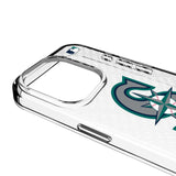 Seattle Mariners Personalized EndZone Plus Clear Phone Case for Apple iPhone