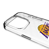Los Angeles Lakers Personalized EndZone Plus Clear Phone Case for Apple iPhone