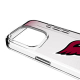 Arizona Cardinals Linen Clear Phone Case for Apple iPhone