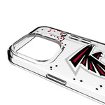 Atlanta Falcons Confetti Clear Phone Case for Apple iPhone