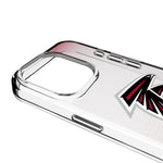Atlanta Falcons Linen Clear Phone Case for Apple iPhone