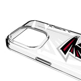 Atlanta Falcons Personalized Tilt Clear Phone Case for Apple iPhone