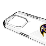 Baltimore Ravens Personalized Tilt Clear Phone Case for Apple iPhone