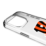 Cincinnati Bengals Linen Clear Phone Case for Apple iPhone