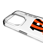 Cincinnati Bengals Personalized EndZone Plus Clear Phone Case for Apple iPhone