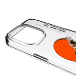 Cleveland Browns Personalized EndZone Plus Clear Phone Case for Apple iPhone