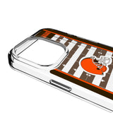 Cleveland Browns Field Clear Phone Case for Apple iPhone