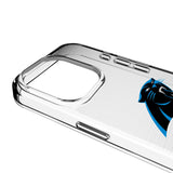 Carolina Panthers Linen Clear Phone Case for Apple iPhone