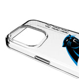 Carolina Panthers Personalized EndZone Plus Clear Phone Case for Apple iPhone