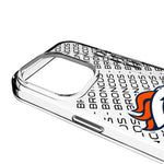 Denver Broncos Personalized Tilt Clear Phone Case for Apple iPhone
