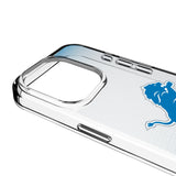 Detroit Lions Linen Clear Phone Case for Apple iPhone