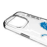 Detroit Lions Personalized Tilt Clear Phone Case for Apple iPhone