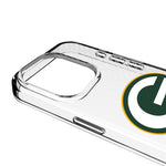 Green Bay Packers Personalized EndZone Plus Clear Phone Case for Apple iPhone