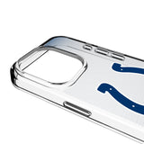 Indianapolis Colts Linen Clear Phone Case for Apple iPhone