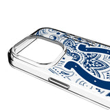 Indianapolis Colts Paisley Clear Phone Case for Apple iPhone