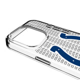 Indianapolis Colts Text Backdrop Clear Phone Case for Apple iPhone
