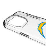 Los Angeles Chargers Personalized EndZone Plus Clear Phone Case for Apple iPhone