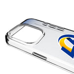 Los Angeles Rams Linen Clear Phone Case for Apple iPhone