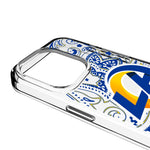 Los Angeles Rams Paisley Clear Phone Case for Apple iPhone