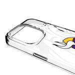 Minnesota Vikings Personalized Tilt Clear Phone Case for Apple iPhone