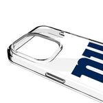 New York Giants Personalized Tilt Clear Phone Case for Apple iPhone