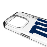 New York Giants Personalized EndZone Plus Clear Phone Case for Apple iPhone