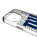 New York Giants Text Backdrop Clear Phone Case for Apple iPhone