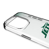 New York Jets Linen Clear Phone Case for Apple iPhone