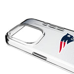 New England Patriots Linen Clear Phone Case for Apple iPhone
