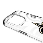New Orleans Saints Personalized Tilt Clear Phone Case for Apple iPhone