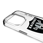 Las Vegas Raiders Personalized EndZone Plus Clear Phone Case for Apple iPhone
