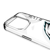 Philadelphia Eagles Personalized Tilt Clear Phone Case for Apple iPhone