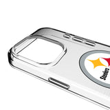 Pittsburgh Steelers Linen Clear Phone Case for Apple iPhone