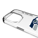 Seattle Seahawks Personalized EndZone Plus Clear Phone Case for Apple iPhone
