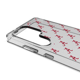 University of Alabama Crimson Tide Script A Fashion Pattern Clear Phone Case for Samsung Galaxy