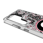 University of Georgia Bulldogs Paisley Clear Phone Case for Samsung Galaxy