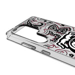 University of Georgia Bulldogs Uga Paisley Clear Phone Case for Samsung Galaxy