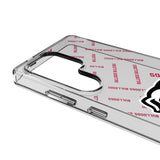 University of Georgia Bulldogs Uga Quadtile Clear Phone Case for Samsung Galaxy