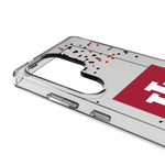 Indiana University Hoosiers Confetti Clear Phone Case for Samsung Galaxy