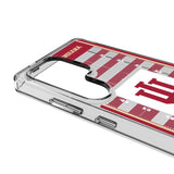 Indiana University Hoosiers Field Clear Phone Case for Samsung Galaxy