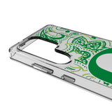 University of Oregon Ducks Paisley Clear Phone Case for Samsung Galaxy